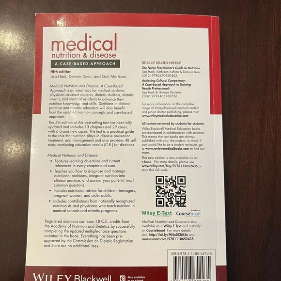 Medical Nutrition & Disease A Case Based Approach. Fifth Edition Paperback - Picture 2 of 5